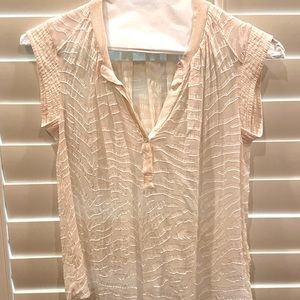 Rebecca Taylor Silk Zebra print blouse